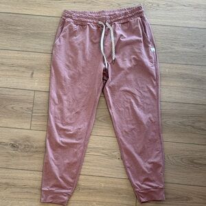 Vuori Dusty Rose Jogger Track Pants